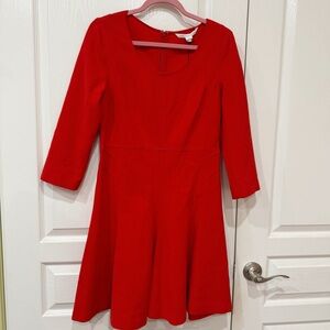 Diane Von Furstenberg Red Dress